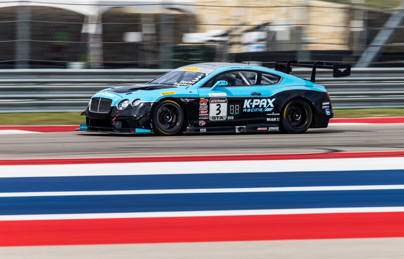 Illustration for article titled No. 3 K-Pax Bentley Rides The Jalopnik Bump To A World Challenge GTA Class Win